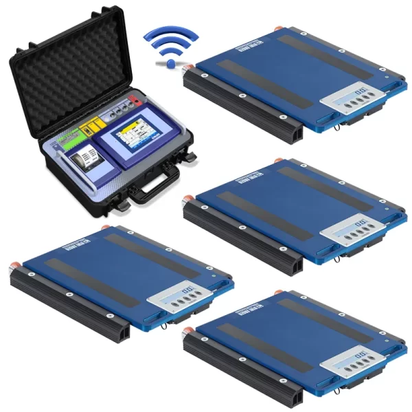 WWSC2G4 3590ETKR 4 Pad Wireless Vehicle & Axle Weighing System 