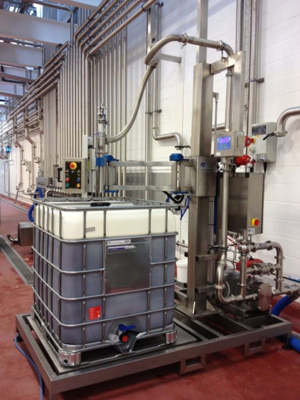 The FT-100 Filling IBC's for Food Production