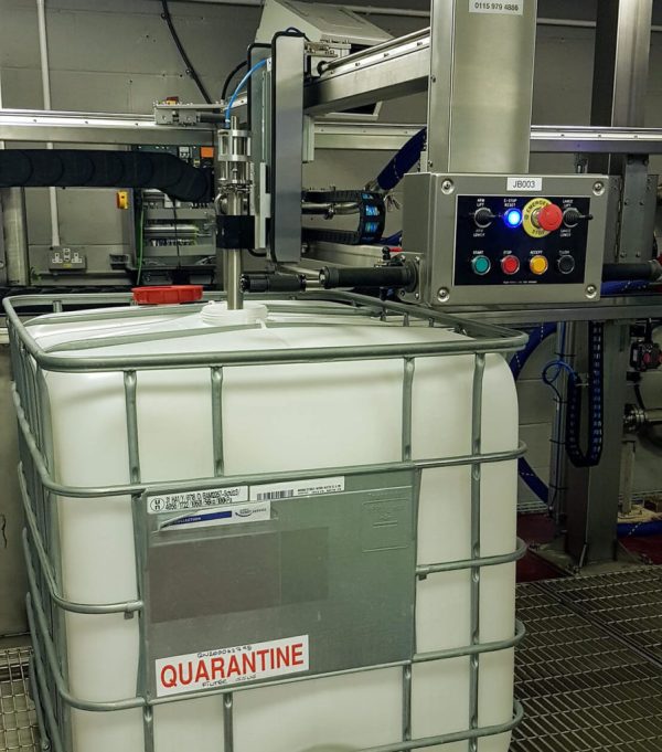 The FT-200 Automatic IBC Filling System for Chemicals