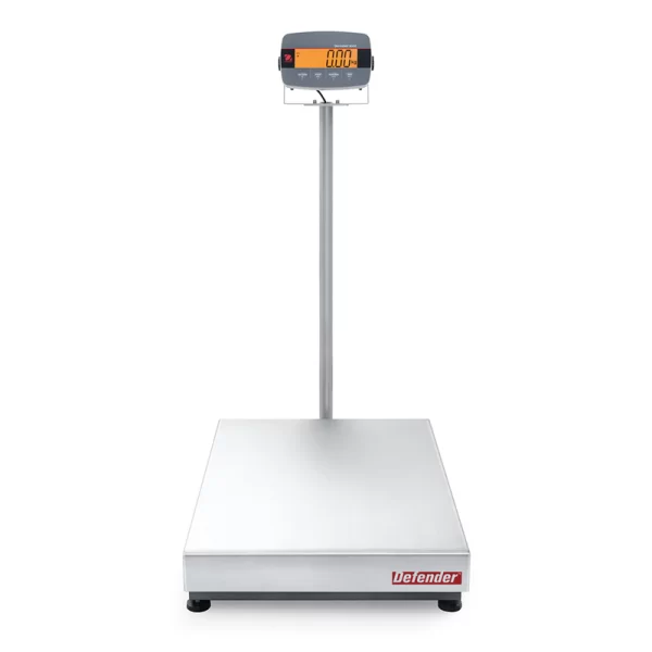 The-standard-Ohaus-Defender-3000-bench-scales-feature-a-simple-yet-rugged-tubular-frame-base-design
